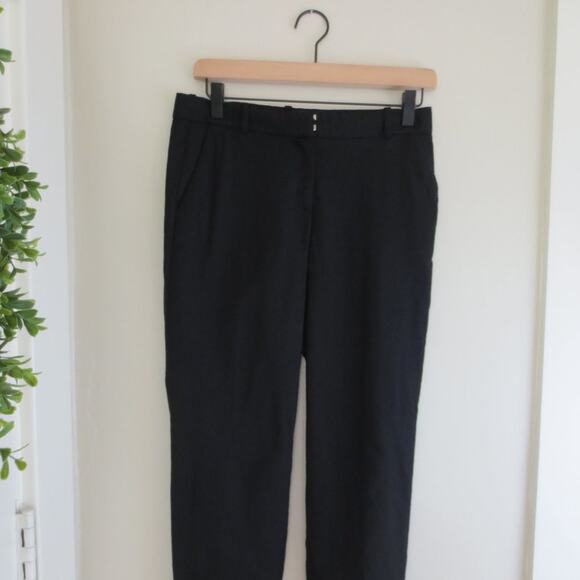 J. Crew Womens Cafe Capri Pants Black Size 0 - Picture 2 of 5
